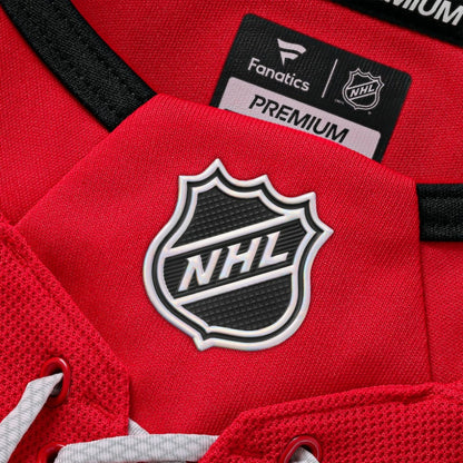 Sebastian Aho Carolina Hurricanes Fanatics Alternate Premium Jersey - Red | NHL Jerseys