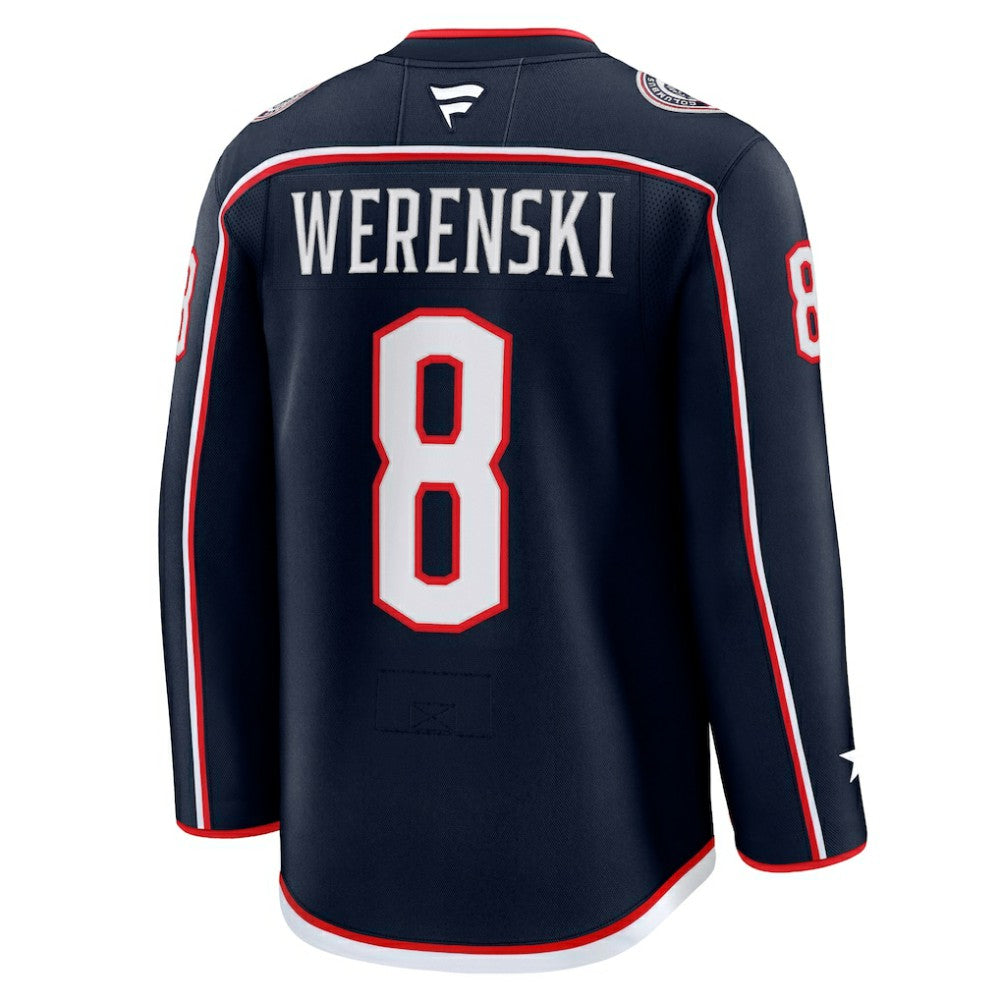 Zach Werenski Columbus Blue Jackets Fanatics Home Premium Jersey - Navy | NHL Jerseys