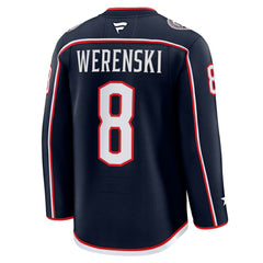 Zach Werenski Columbus Blue Jackets - Fanatics Home Premium Jersey Navy