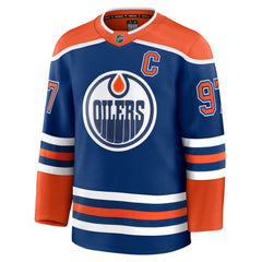 Connor McDavid Edmonton Oilers - Fanatics Home Premium Jersey Royal