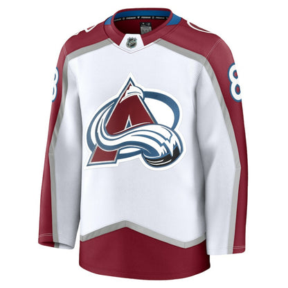 Cale Makar Colorado Avalanche Fanatics Away Premium Jersey - White | NHL Jerseys