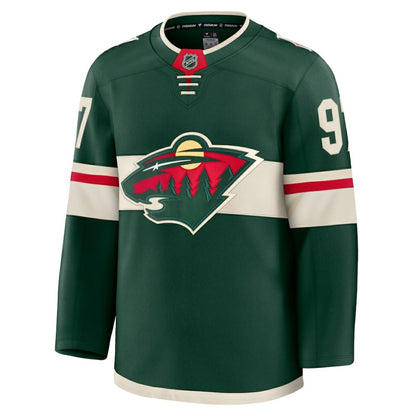 Kirill Kaprizov Minnesota Wild Fanatics Home Premium Jersey - Green | NHL Jerseys