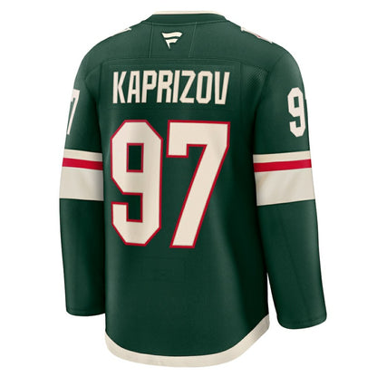 Kirill Kaprizov Minnesota Wild Fanatics Home Premium Jersey - Green | NHL Jerseys