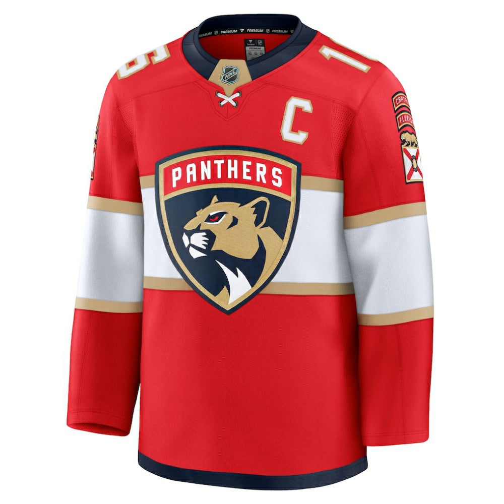 Aleksander Barkov Florida Panthers Fanatics Home Premium Jersey - Red | NHL Jerseys