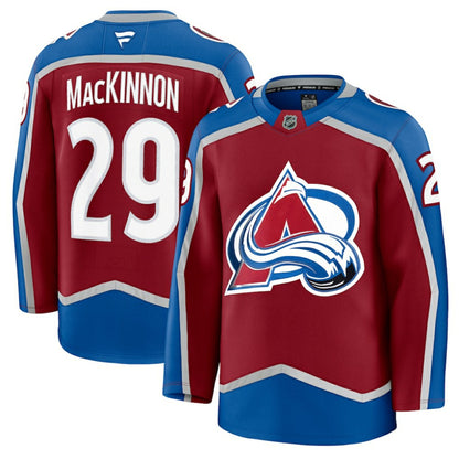 Nathan MacKinnon Colorado Avalanche Fanatics Home Premium Jersey - Burgundy | NHL Jerseys