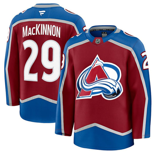 Nathan MacKinnon Colorado Avalanche Fanatics Home Premium Jersey - Burgundy | NHL Jerseys