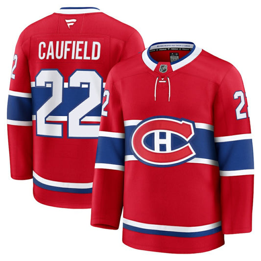 Cole Caufield Montreal Canadiens Fanatics Home Premium Jersey - Red | NHL Jerseys