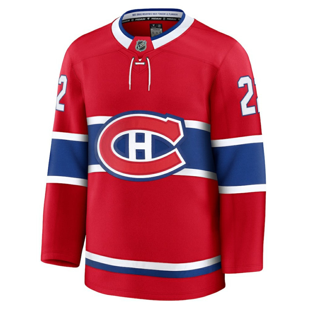 Cole Caufield Montreal Canadiens - Fanatics Home Premium Jersey Red
