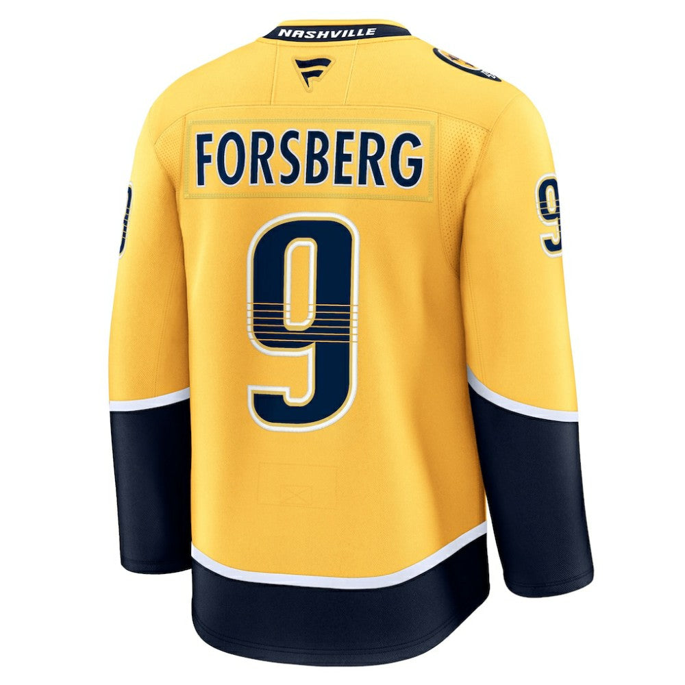 Filip Forsberg Nashville Predators - Fanatics Home Premium Jersey Gold