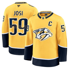 Roman Josi Nashville Predators - Fanatics Home Premium Jersey Yellow