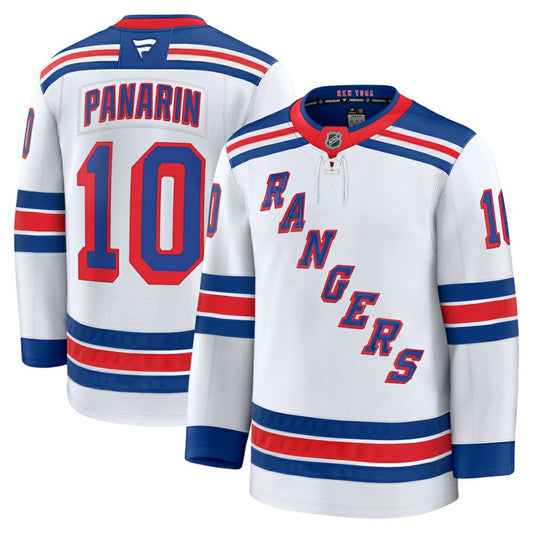 Artemi Panarin New York Rangers Fanatics Away Premium Jersey - White | NHL Jerseys