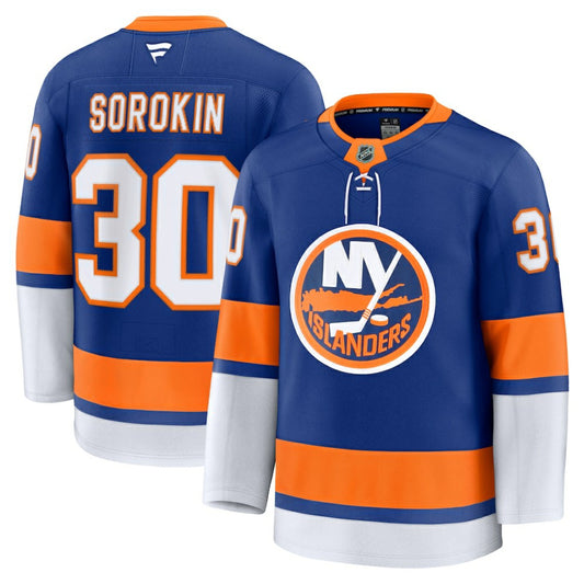 Ilya Sorokin New York Islanders Fanatics Home Premium Jersey - Royal | NHL Jerseys