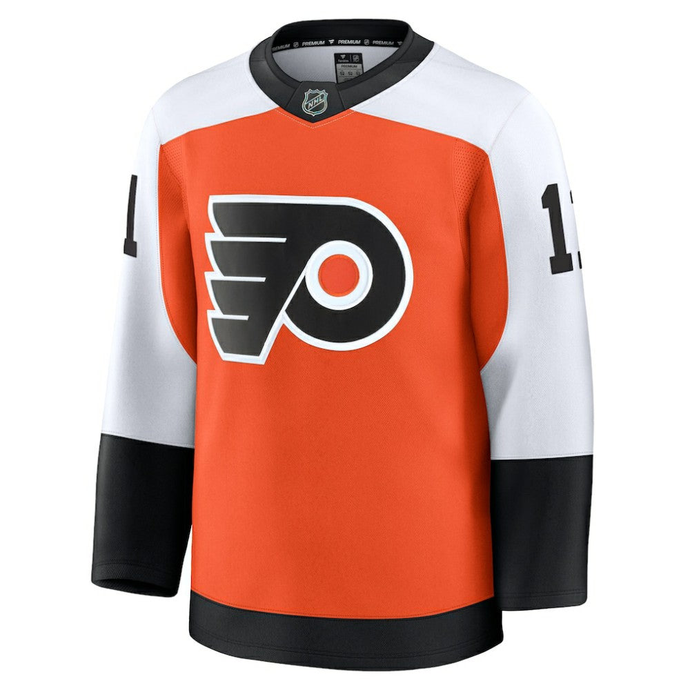 Travis Konecny Philadelphia Flyers Fanatics Home Premium Jersey - Burnt Orange | NHL Jerseys