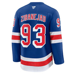 Mika Zibanejad New York Rangers Fanatics Home Premium Jersey Blue