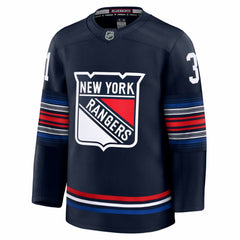 Igor Shesterkin New York Rangers Fanatics Alternate Premium Jersey Navy