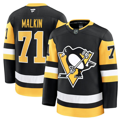 Evgeni Malkin Pittsburgh Penguins Fanatics Home Premium Jersey - Black | NHL Jerseys