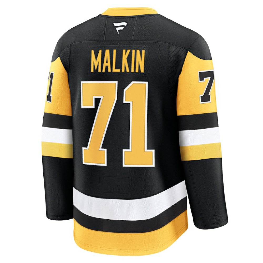 Evgeni Malkin Pittsburgh Penguins Fanatics Home Premium Jersey - Black | NHL Jerseys