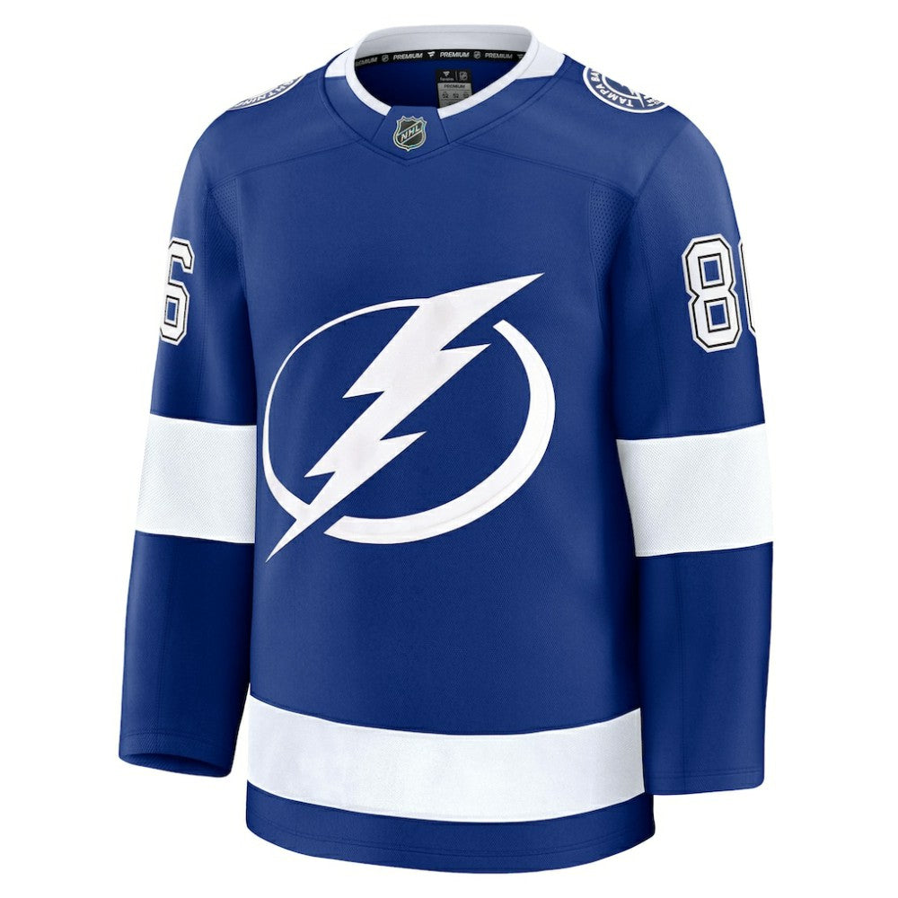 Nikita Kucherov Tampa Bay Lightning Fanatics Home Premium Jersey - Blue | NHL Jerseys