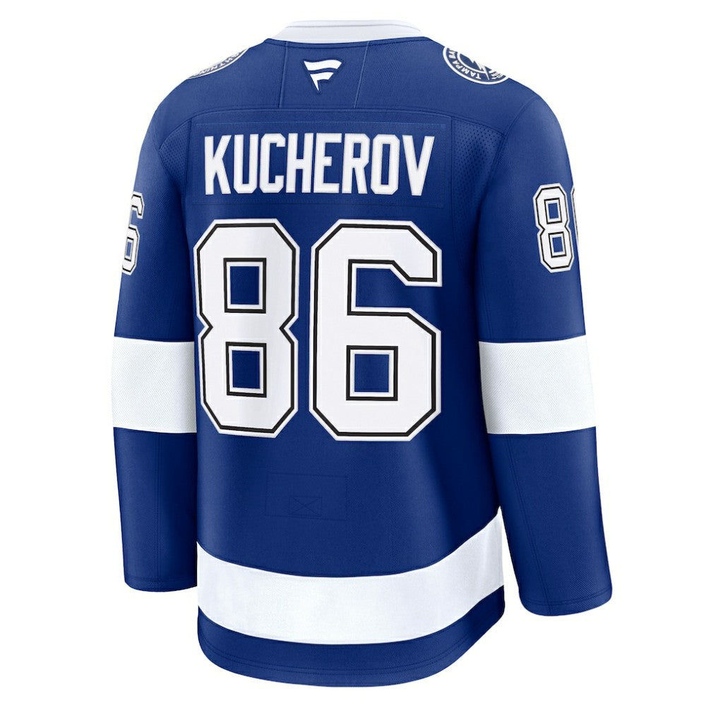 Nikita Kucherov Tampa Bay Lightning Fanatics Home Premium Jersey - Blue | NHL Jerseys