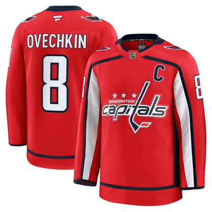 Alexander Ovechkin Washington Capitals Fanatics Home Premium Jersey - Red | NHL Jerseys