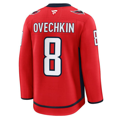 Alexander Ovechkin Washington Capitals Fanatics Home Premium Jersey - Red | NHL Jerseys
