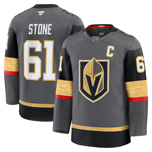 Mark Stone Vegas Golden Knights Fanatics Alternate Premium Jersey - Gray | NHL Jerseys