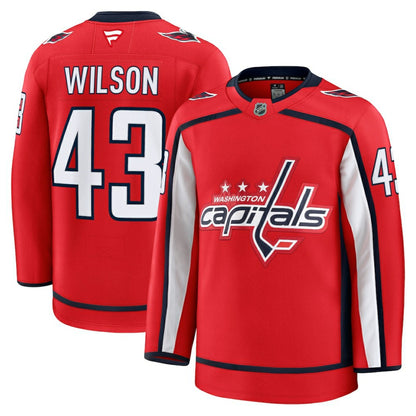 Tom Wilson Washington Capitals Fanatics Home Premium Jersey - Red | NHL Jerseys