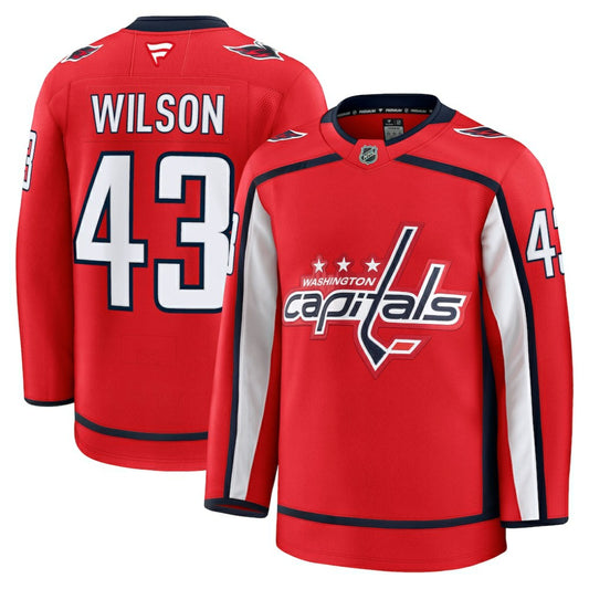 Tom Wilson Washington Capitals Fanatics Home Premium Jersey - Red | NHL Jerseys