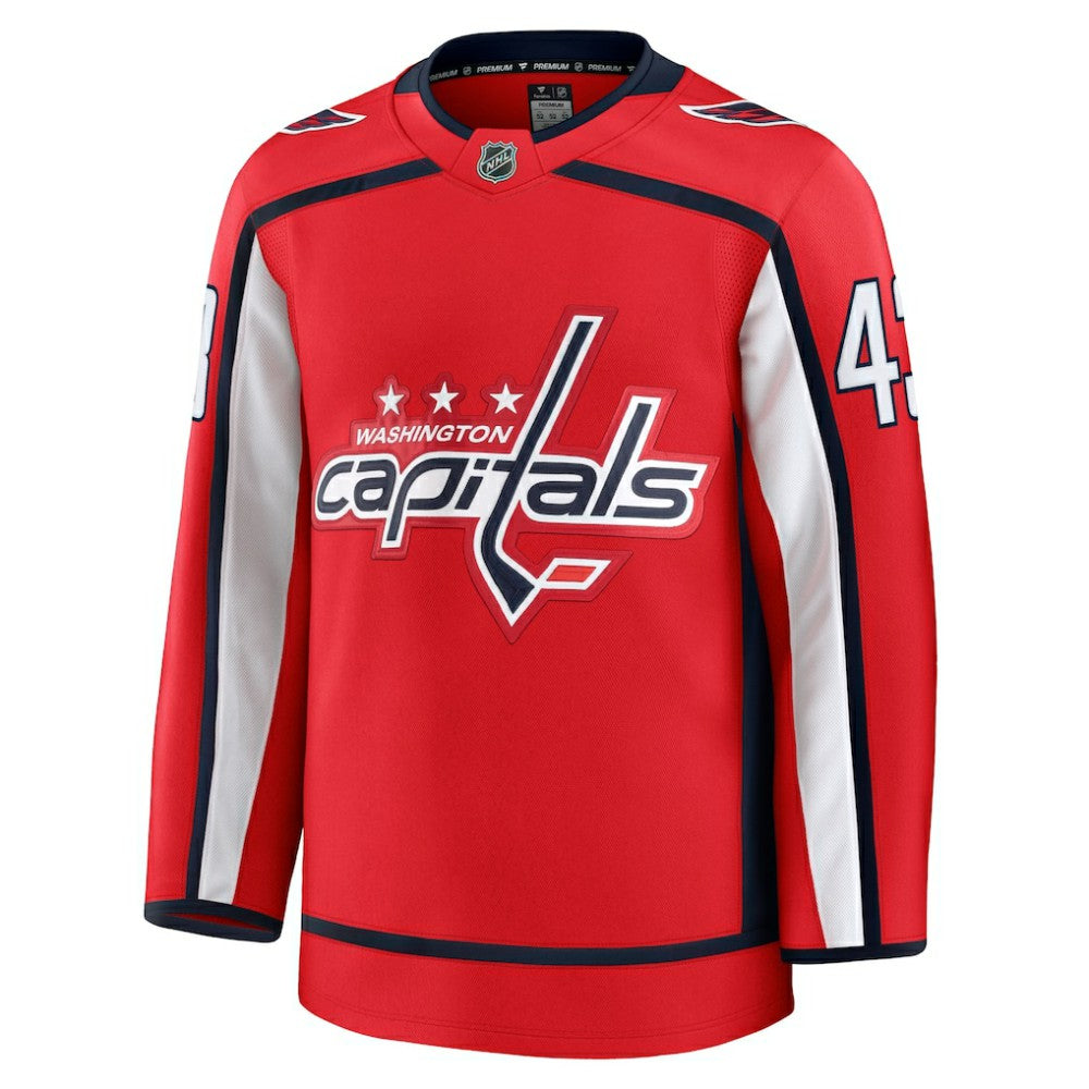 Tom Wilson Washington Capitals Fanatics Home Premium Jersey - Red | NHL Jerseys