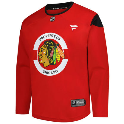 Chicago Blackhawks Fanatics Practice Jersey - Red | NHL Jerseys