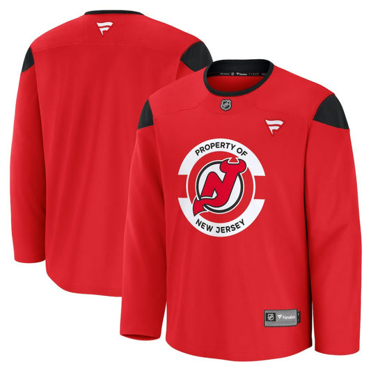 New Jersey Devils Fanatics Practice Jersey - Red | NHL Jerseys