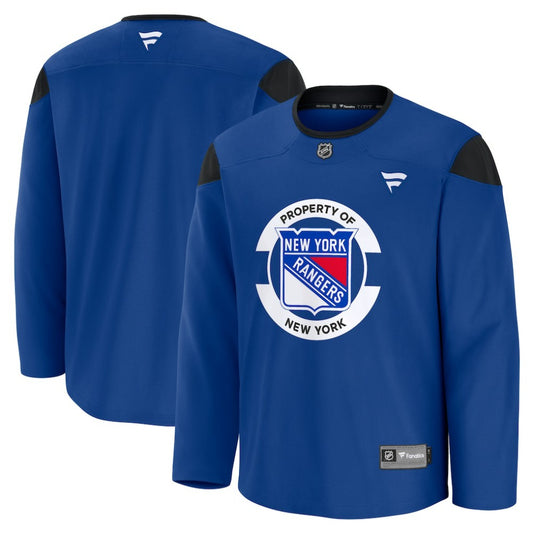 New York Rangers Fanatics Practice Jersey - Blue | NHL Jerseys