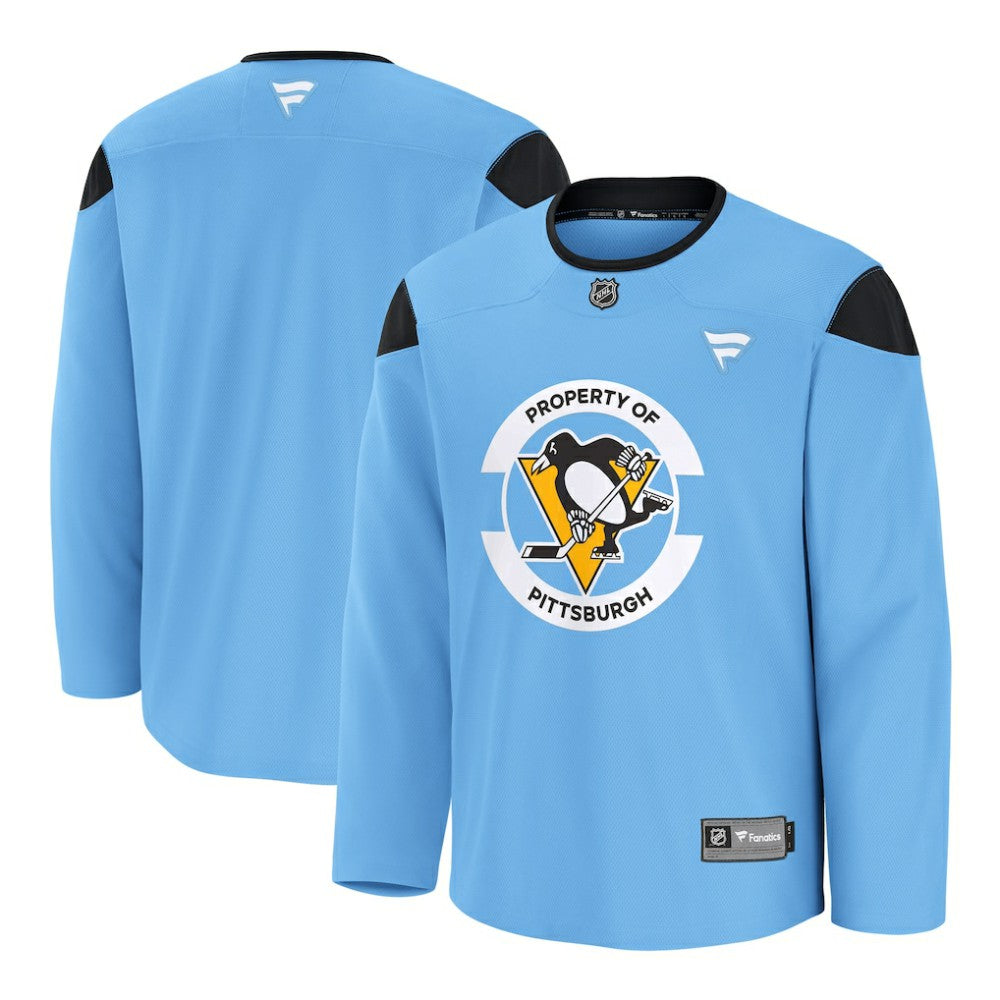 Pittsburgh Penguins Fanatics Practice Jersey - Blue | NHL Jerseys