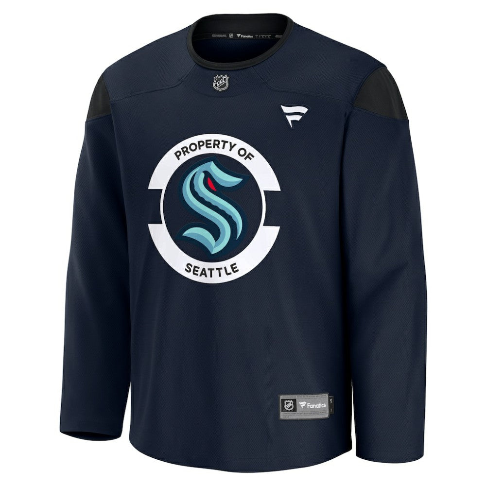 Seattle Kraken Fanatics Practice Jersey - Navy | NHL Jerseys