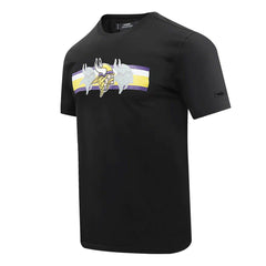 Minnesota Vikings Pro Standard Retro Striper T-Shirt Black - NFL