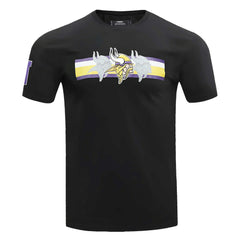 Minnesota Vikings Pro Standard Retro Striper T-Shirt Black - NFL