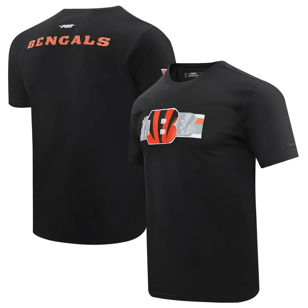 Cincinnati Bengals Pro Standard Retro Striper T-Shirt Black - NFL