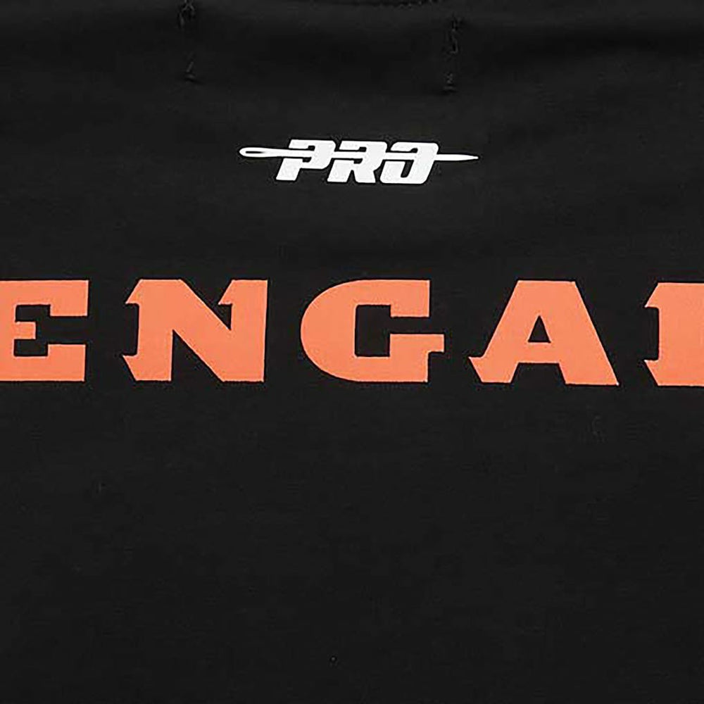 Cincinnati Bengals Pro Standard Retro Striper T-Shirt Black - NFL