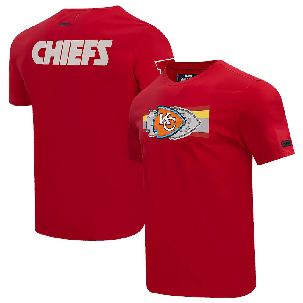 Kansas City Chiefs Pro Standard Retro Striper T-Shirt Red - NFL