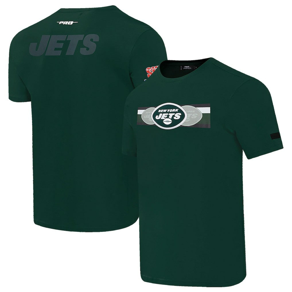New York Jets Pro Standard Retro Striper T-Shirt Green - NFL