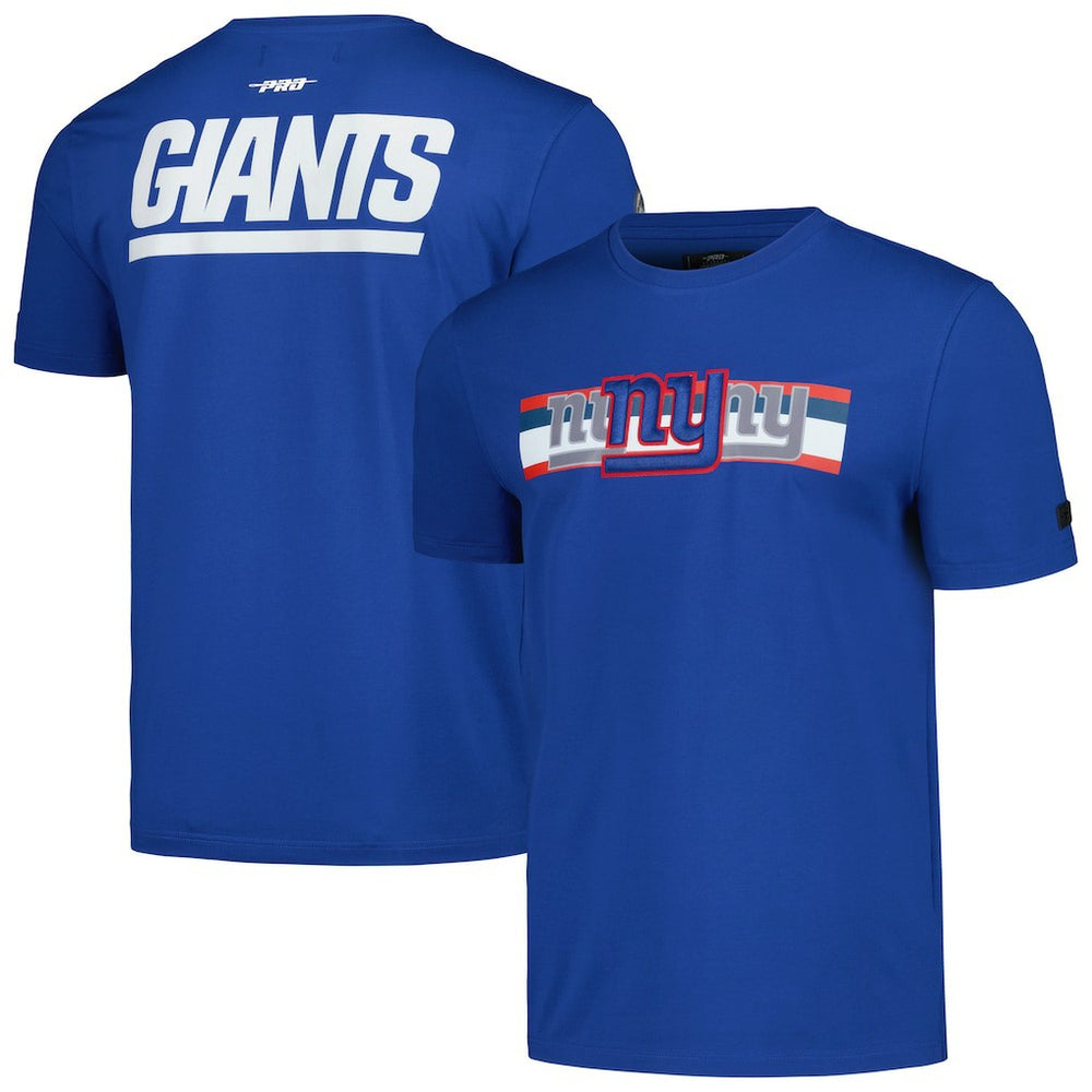 New York Giants Pro Standard Retro Striper T-Shirt Royal - NFL