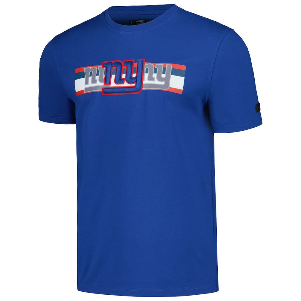 New York Giants Pro Standard Retro Striper T-Shirt Royal - NFL