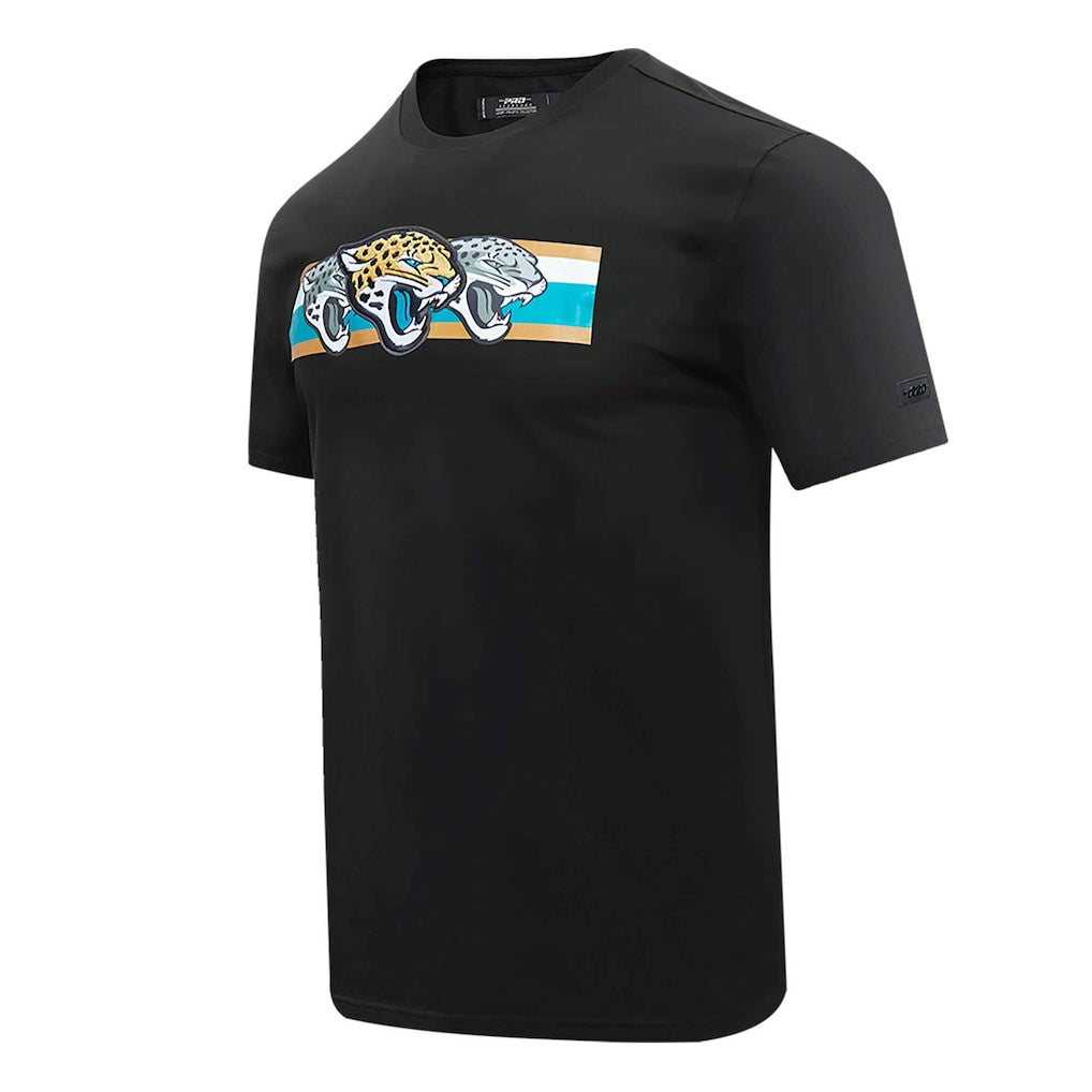Jacksonville Jaguars Pro Standard Retro Striper T-Shirt Black - NFL