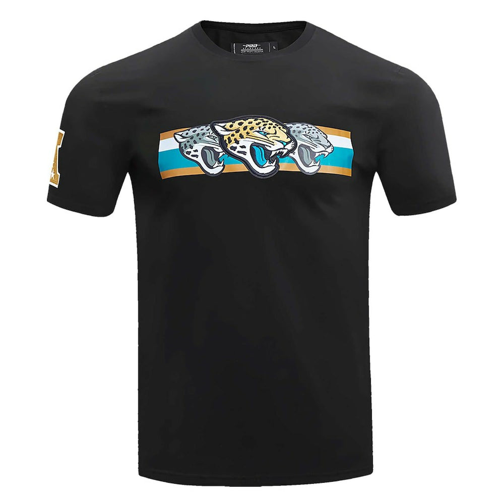 Jacksonville Jaguars Pro Standard Retro Striper T-Shirt Black - NFL