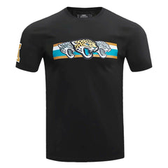 Jacksonville Jaguars Pro Standard Retro Striper T-Shirt Black - NFL