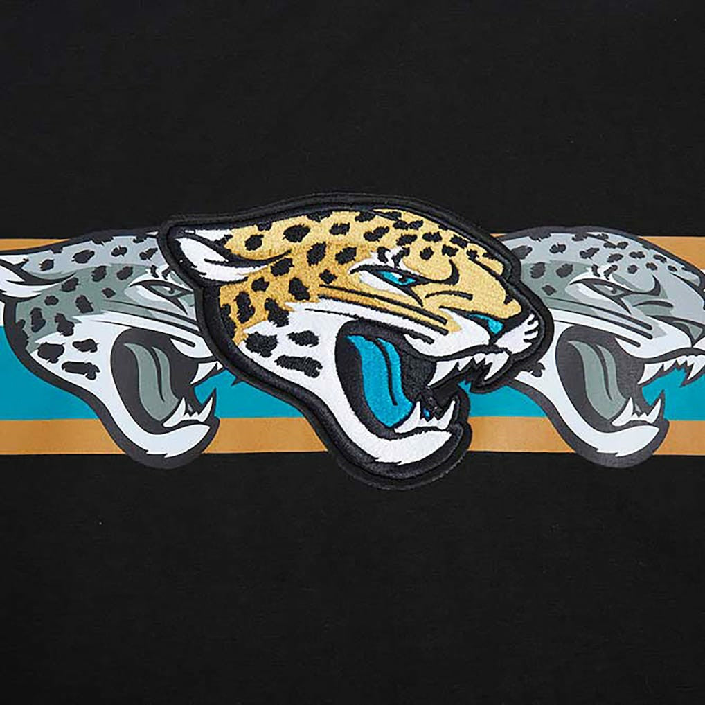Jacksonville Jaguars Pro Standard Retro Striper T-Shirt Black - NFL