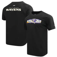 Baltimore Ravens Pro Standard Retro Striper T-Shirt Black - NFL