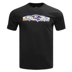 Baltimore Ravens Pro Standard Retro Striper T-Shirt Black - NFL