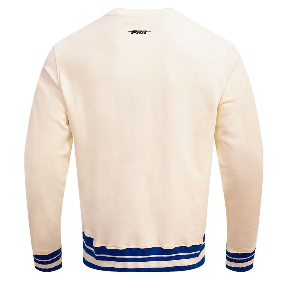 Seattle Seahawks Pro Standard Retro Classics Fleece Pullover Sweatshirt Cream - NFL