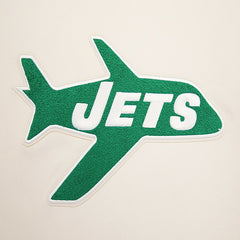 New York Jets Pro Standard Retro Classics Fleece Pullover Sweatshirt Cream - NFL